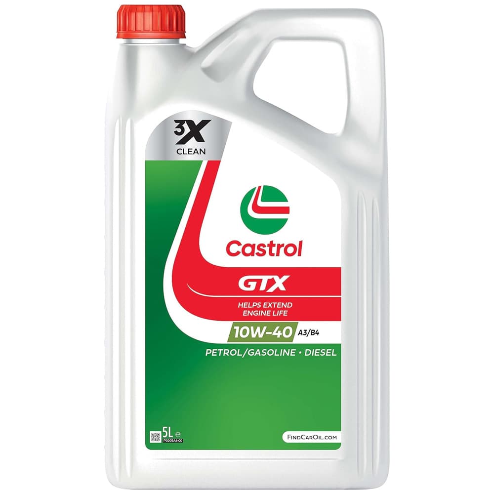 Castrol GTX UltraClean 10w40 - Huile moteur - 5L