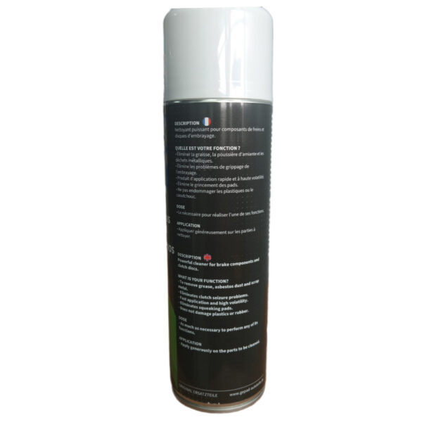 Nettoyant Freins & Embrayage 500ml G-09008 - Séchage Rapide, Sans Résidus - Pour Voitures, Utilitaires, Motos, Camions, Véhicules Agricoles et Industriels – Image 3