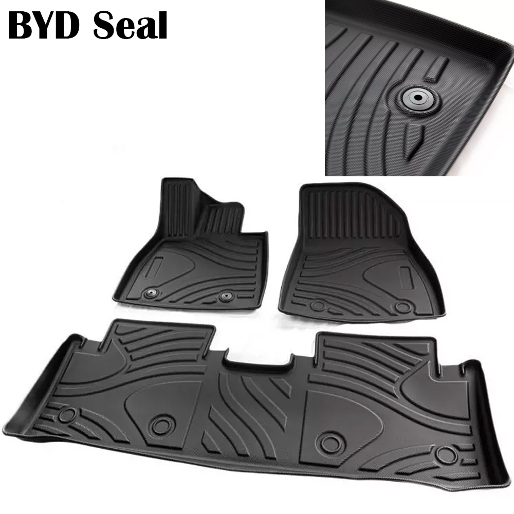 Tapis de Sol 3D sur Mesure pour BYD Seal – TPE Premium, Antidérapant, Étanche, Protection Intégrale de l’Habitacle