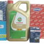 Pack Vidange Complet – Huile Castrol Edge 5W‑30 & Filtres  Pour Audi, Volkwagen, Seat et Skoda